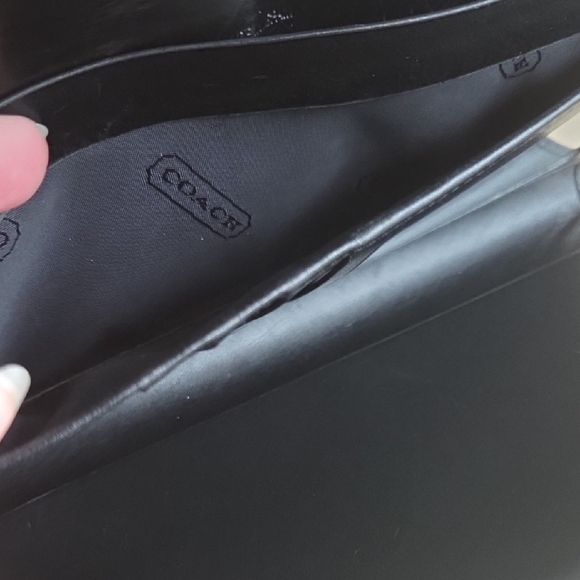 Coach Vintage Midnight Black Leather Wallet - Picture 8 of 9